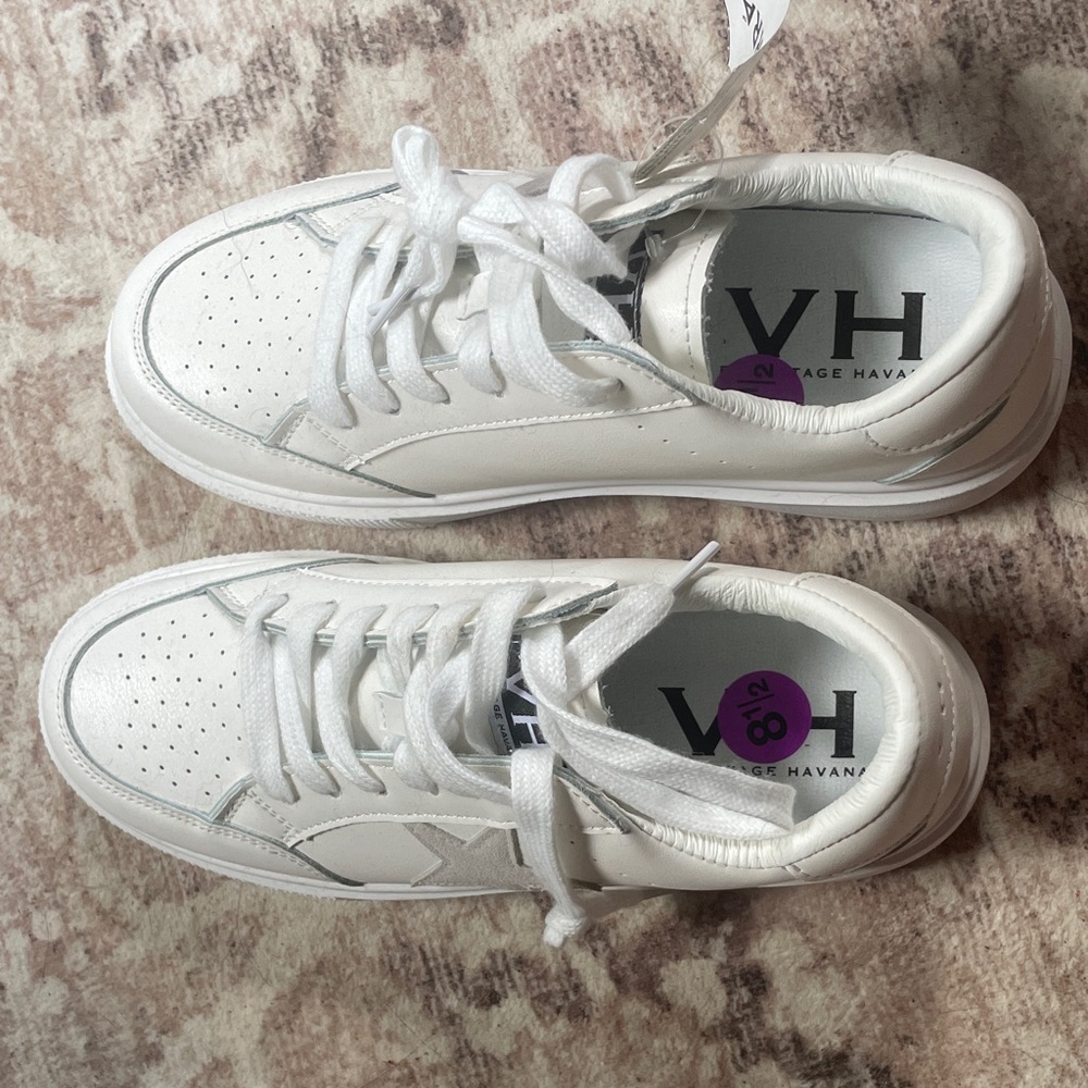 Vintage Havana Women's Classic White Sneakers